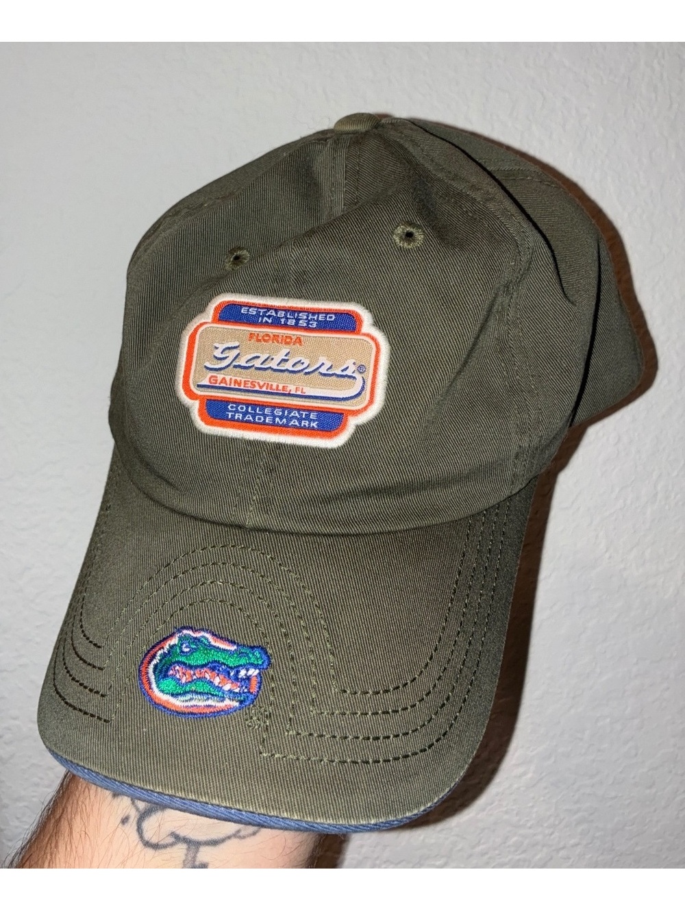 Vintage University of Florida Gators Logo Hat Strap Back Hat Trucker Hat NCAA